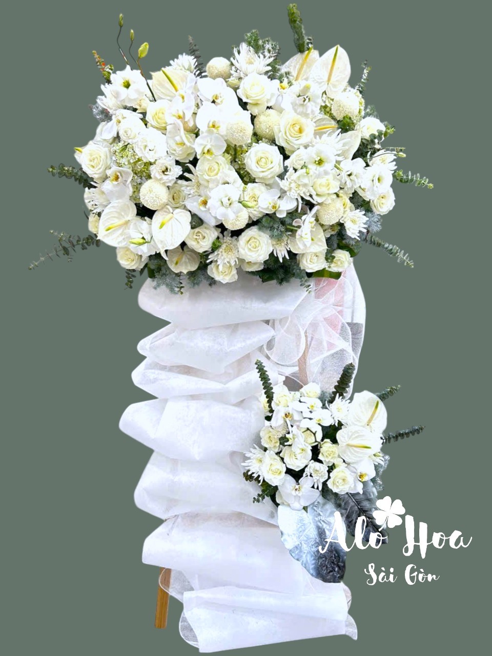 Lẵng Hoa Viếng Cao Cấp